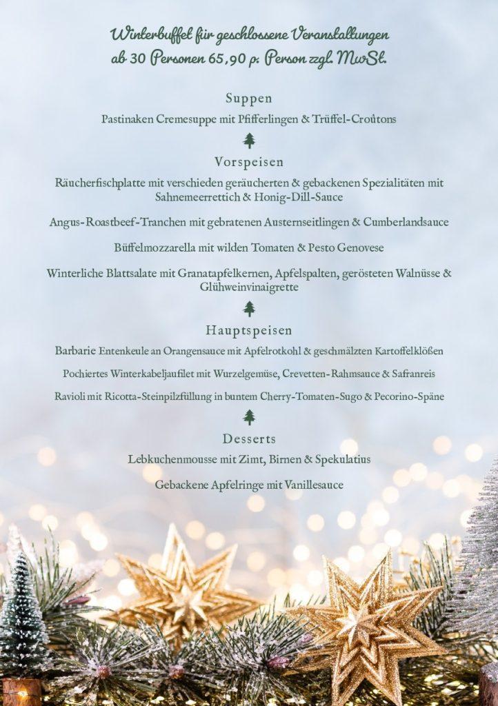 Weihnachtsbuffet für Unternehmensfeiern und private Veranstaltungen in Hannover, Langenhagen, Isernhagen, Burgdorf, Großburgwedel und der Wedemark Restaurant